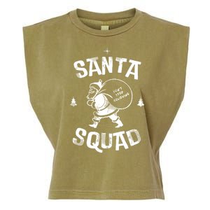 Santa Squad Dont Stop Believing Christmas Garment-Dyed Women's Muscle Tee