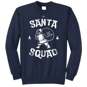 Santa Squad Dont Stop Believing Christmas Tall Sweatshirt