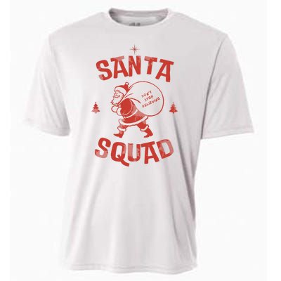 Santa Squad Dont Stop Believing Christmas Cooling Performance Crew T-Shirt