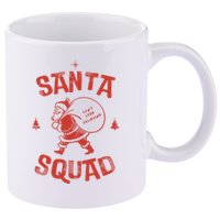 Santa Squad Dont Stop Believing Christmas 11oz C Handle Ceramic Mug