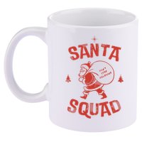 Santa Squad Dont Stop Believing Christmas 11oz C Handle Ceramic Mug