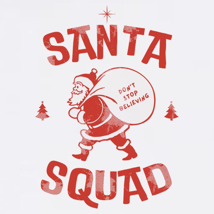 Santa Squad Dont Stop Believing Christmas 11oz C Handle Ceramic Mug