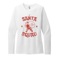 Santa Squad Dont Stop Believing Christmas Womens CVC Long Sleeve Shirt