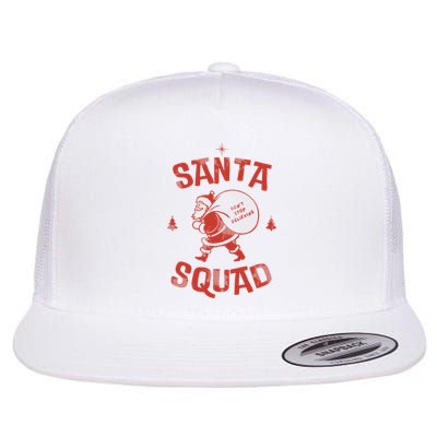 Santa Squad Dont Stop Believing Christmas Flatbill Hat