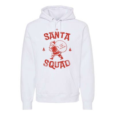 Santa Squad Dont Stop Believing Christmas Premium Hoodie