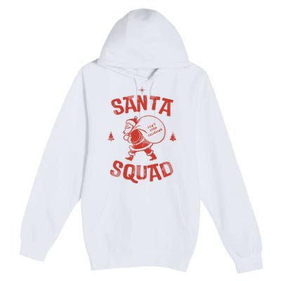 Santa Squad Dont Stop Believing Christmas Premium Pullover Hoodie