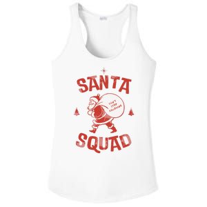 Santa Squad Dont Stop Believing Christmas Ladies PosiCharge Competitor Racerback Tank