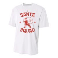 Santa Squad Dont Stop Believing Christmas Performance Sprint T-Shirt