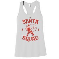 Santa Squad Dont Stop Believing Christmas Women's Racerback Tank