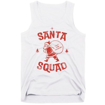 Santa Squad Dont Stop Believing Christmas Tank Top