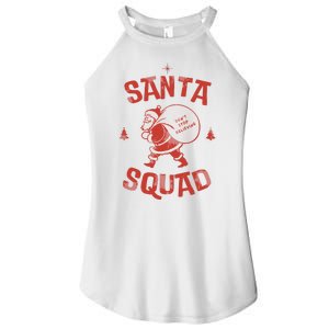 Santa Squad Dont Stop Believing Christmas Women's Perfect Tri Rocker Tank