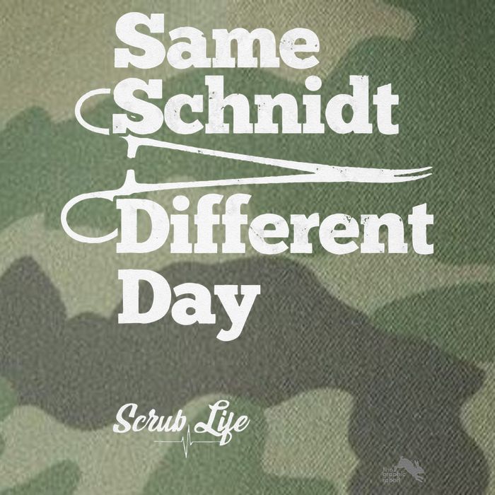 Same Schnidt Different Day Nurse & Surgical Tech Legacy Tie Dye Trucker Hat