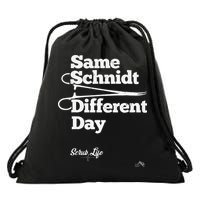 Same Schnidt Different Day Nurse & Surgical Tech Drawstring Bag
