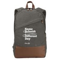 Same Schnidt Different Day Nurse & Surgical Tech Cotton Canvas Backpack