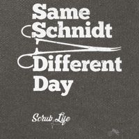 Same Schnidt Different Day Nurse & Surgical Tech Cotton Canvas Backpack