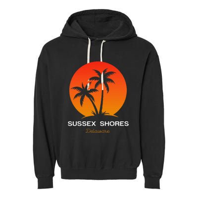 Sussex Shores Delaware Garment-Dyed Fleece Hoodie