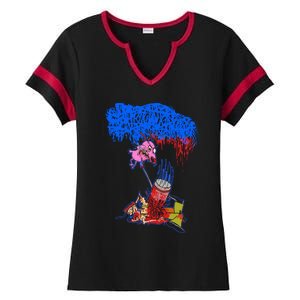 Sanguisugabogg Stupid Dog Ladies Halftime Notch Neck Tee