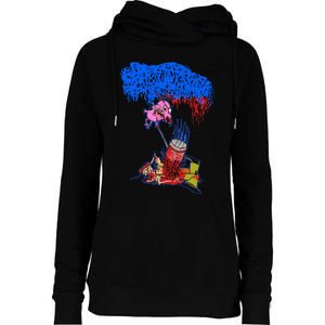 Sanguisugabogg Stupid Dog Womens Funnel Neck Pullover Hood