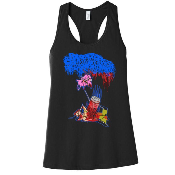 Sanguisugabogg Stupid Dog Women's Racerback Tank