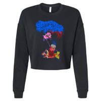 Sanguisugabogg Stupid Dog Cropped Pullover Crew