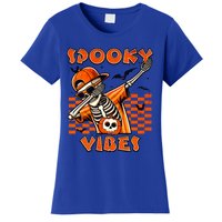 Spooky Squad Dabbing Skeleton Monster Halloween Great Gift Women's T-Shirt