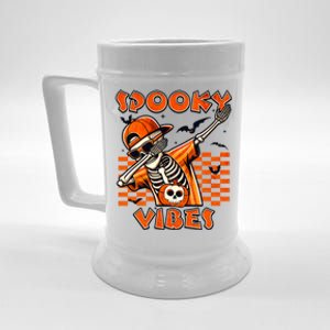 Spooky Squad Dabbing Skeleton Monster Halloween Great Gift Beer Stein