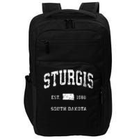 Sturgis South Dakota Sd Vintage Athletic Impact Tech Backpack