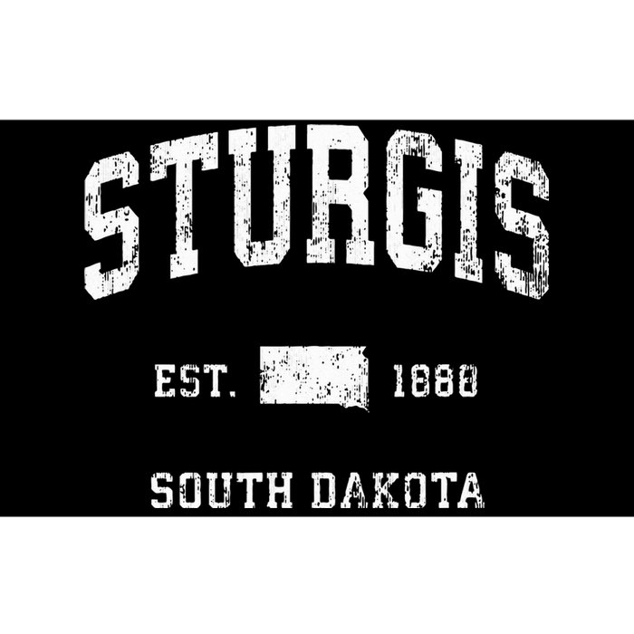 Sturgis South Dakota Sd Vintage Athletic Bumper Sticker