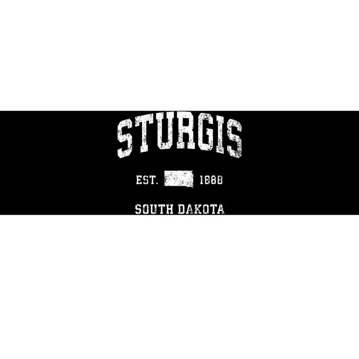 Sturgis South Dakota Sd Vintage Athletic Bumper Sticker