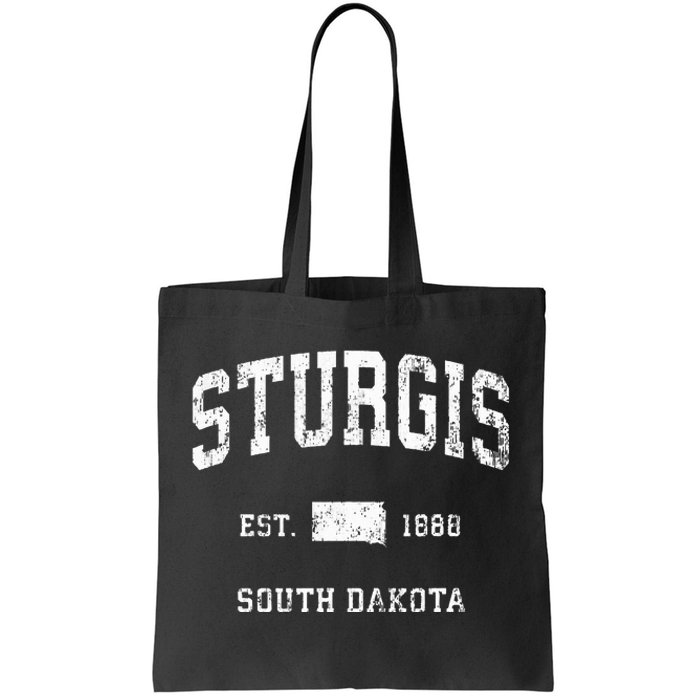 Sturgis South Dakota Sd Vintage Athletic Tote Bag