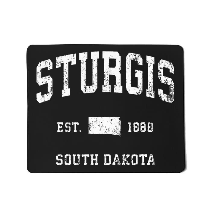 Sturgis South Dakota Sd Vintage Athletic Mousepad