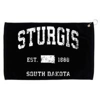 Sturgis South Dakota Sd Vintage Athletic Grommeted Golf Towel