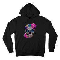 Sugar Skull Day Of The Dead Cool Bone Head Skulls Gift Idea Hoodie