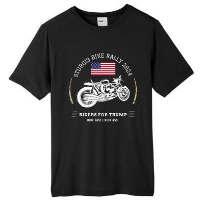 Sturgis South Dakota Bike Rally 2024 Trump Motorcycle Trike Tall Fusion ChromaSoft Performance T-Shirt