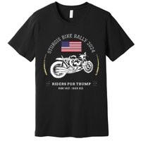 Sturgis South Dakota Bike Rally 2024 Trump Motorcycle Trike Premium T-Shirt