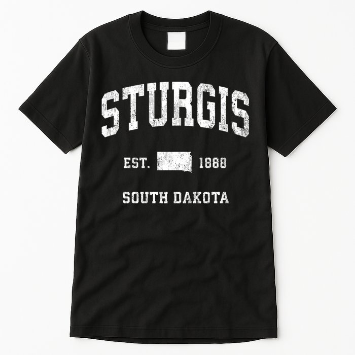 Sturgis South Dakota Sd Vintage Athletic Sports Tall T-Shirt