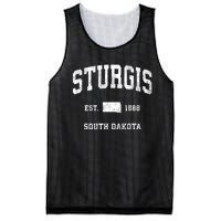 Sturgis South Dakota Sd Vintage Athletic Sports Mesh Reversible Basketball Jersey Tank