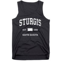 Sturgis South Dakota Sd Vintage Athletic Sports Tank Top