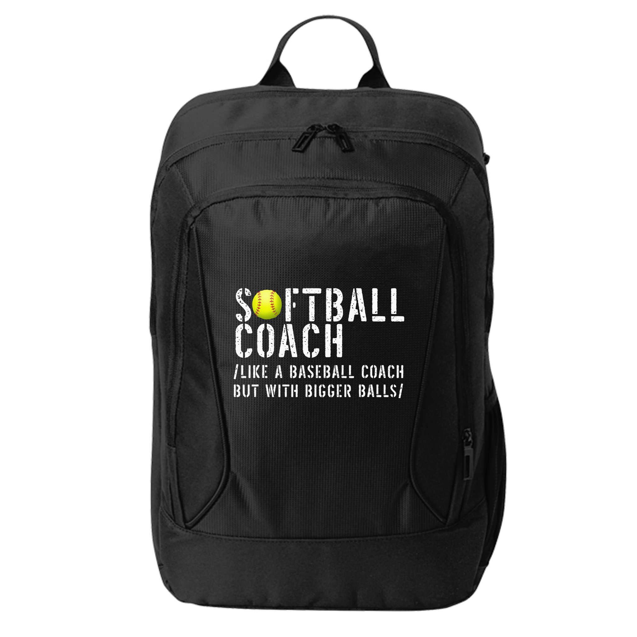 Softball Softball Dad Softball Coach City Backpack