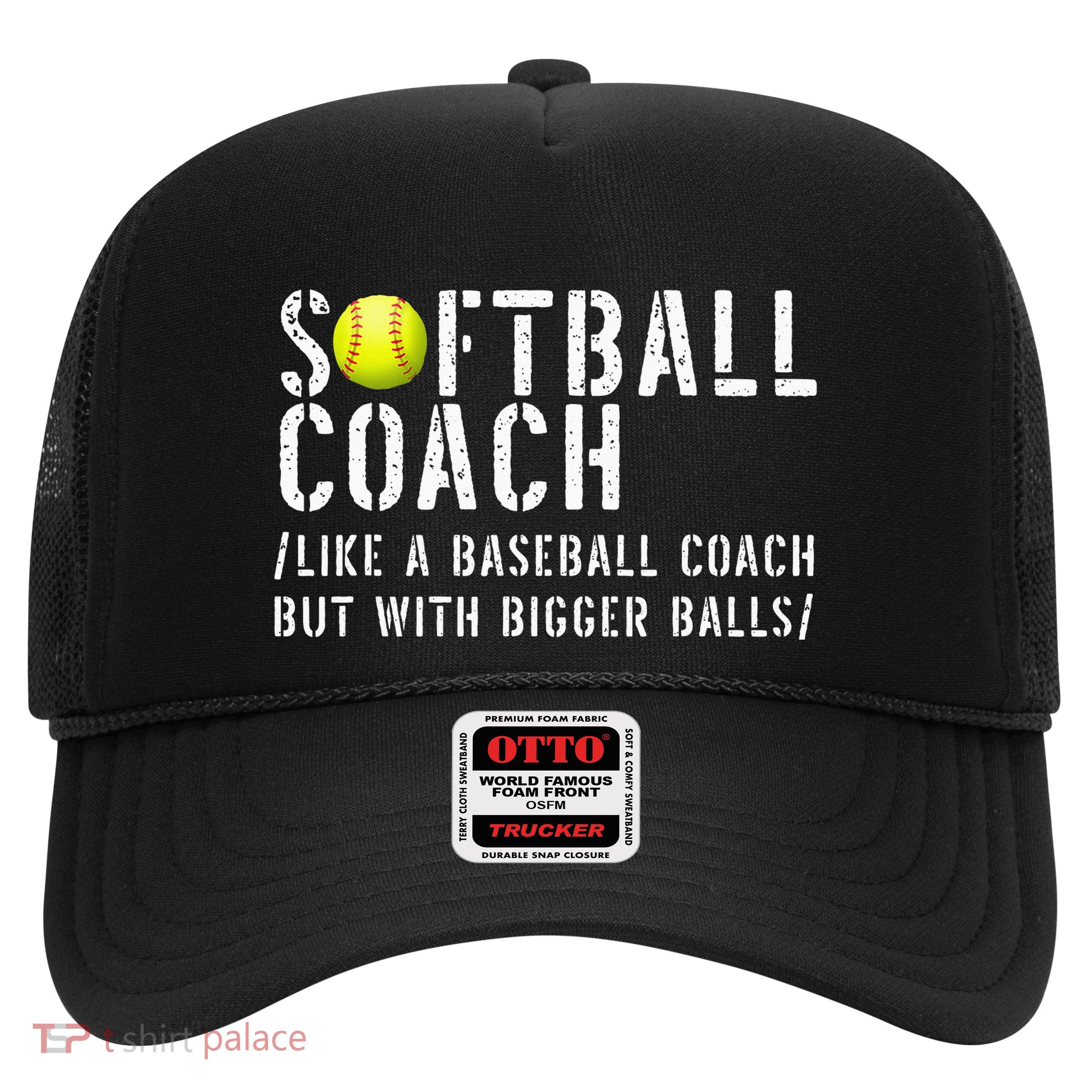 Softball Softball Dad Softball Coach Trucker Hat
