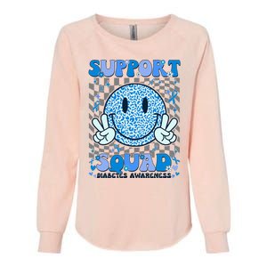 Support Squad Diabetes Awareness Womens California Wash Sweatshirt