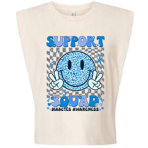 Support Squad Diabetes Awareness Garment-Dyed Women's Muscle Tee