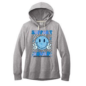 Support Squad Diabetes Awareness Women's Fleece Hoodie