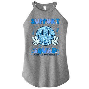 Support Squad Diabetes Awareness Women's Perfect Tri Rocker Tank