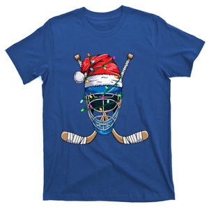 Santa Sports Design Christmas Hockey Player Gift T-Shirt