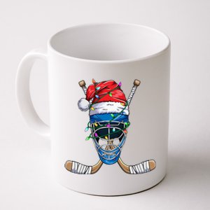 Santa Sports Design Christmas Hockey Player Gift Coffee Mug