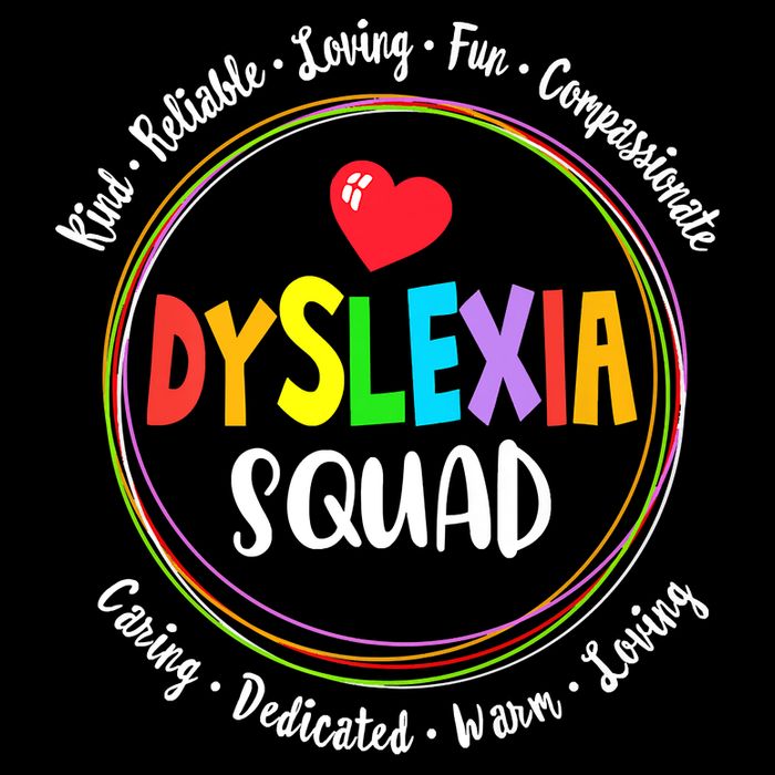 School Support Dyslexia Squad Awareness Month Teacher T-Shirt