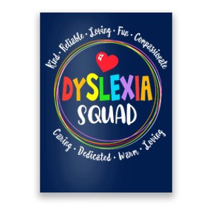 School Support Dyslexia Squad Awareness Month Teacher Poster