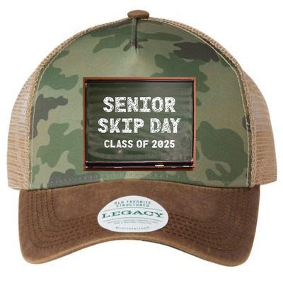 Senior Skip Day Class Of 2025 Funny High School 12th Grade Legacy Tie Dye Trucker Hat