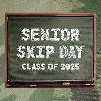 Senior Skip Day Class Of 2025 Funny High School 12th Grade Legacy Tie Dye Trucker Hat